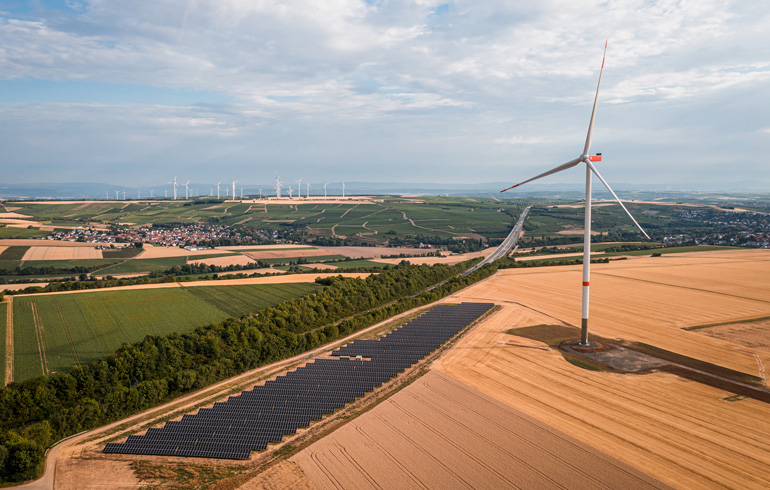Farma odnawialnych źródeł energii w Wahlheim