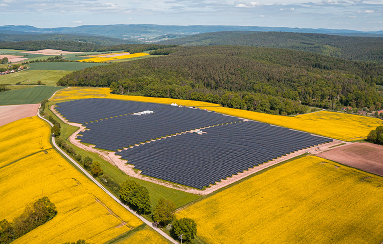 Solar plant Leutershausen