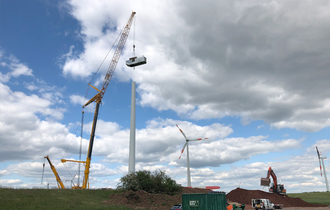 Windpark-Repowering in Adorf