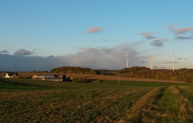 Inbetriebnahme Windpark Hirschlanden