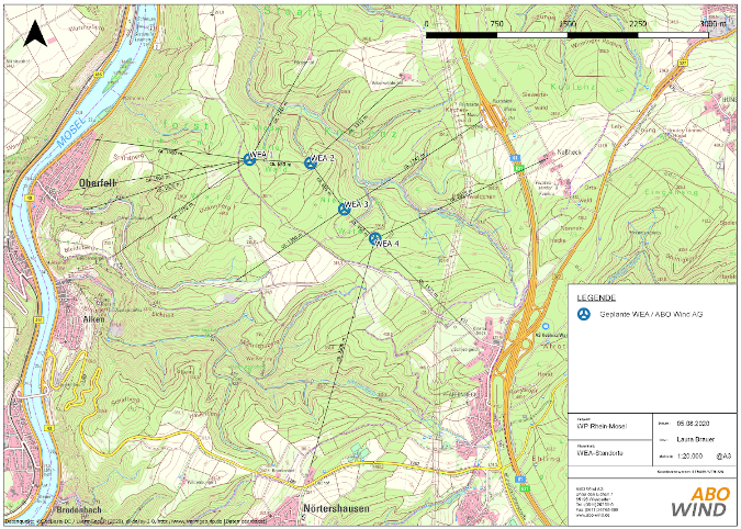 Standort Windparkplanung Rhein-Mosel
